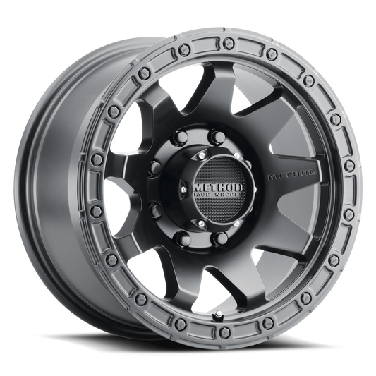 Aluminum Wheels 20x9 MR317 Bolt Pattern 8 On 180 Offset 18 Lip Size 0.83 Matte Black MB Method