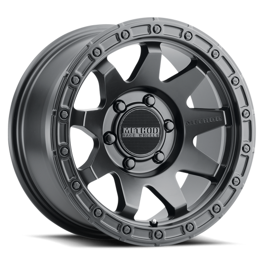 Aluminum Wheels 18x9 MR317 Bolt Pattern 5 On 150 Offset 18 Lip Size 0.83 Matte Black MB Method