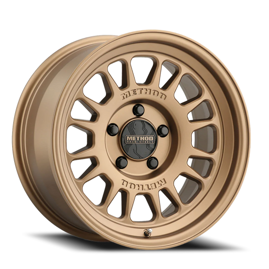 Aluminum Wheels 18x8.5 MR318 Bolt Pattern 5 On 150 Offset 40 Lip Size 1.22 Method Bronze BZ Method