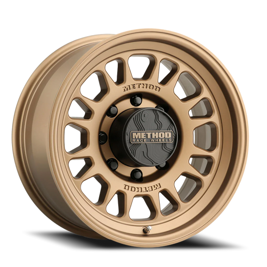 Aluminum Wheels 18x9 MR318 Bolt Pattern 8 On 180 Offset 18 Lip Size 1.89 Method Bronze BZ Method