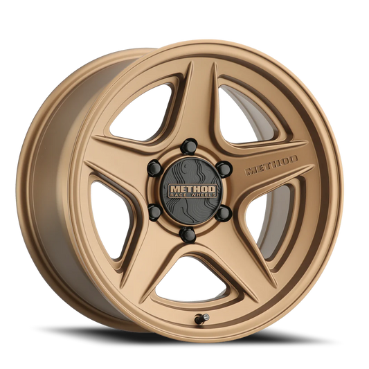 Aluminum Wheels 18x8.5 MR319 Bolt Pattern 6 On 135 Offset 40 Lip Size 1.02 Method Bronze BZ Method