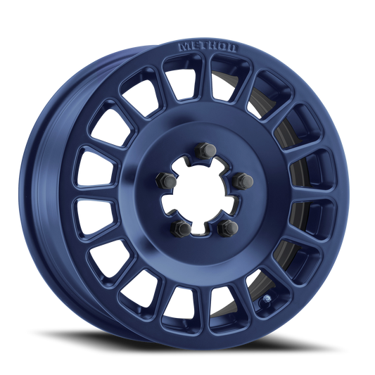 Aluminum Wheels 15x6 MR407 Bead Grip UTV Bolt Pattern 5 On 114.3 Offset 51 Lip Size 0 Bahia Blue BL Method