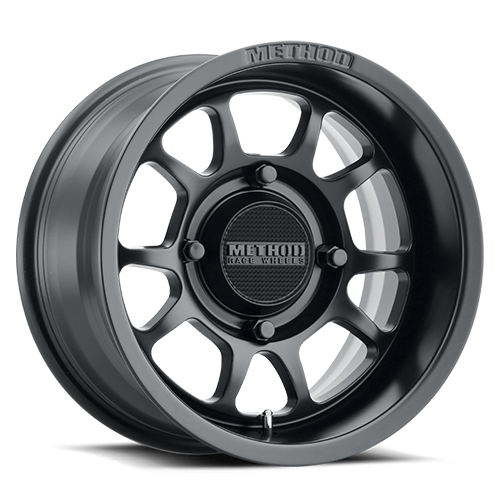Aluminum Wheels 15x10 MR409 Bead Grip UTV Bolt Pattern 4 On 156 Offset 0 Lip Size 4.33 Matte Black MB Method