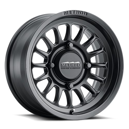 Aluminum Wheels 15x7 MR411 Bead Grip UTV Bolt Pattern 4 On 156 Offset 13 Lip Size 1.85 Matte Black MB Method
