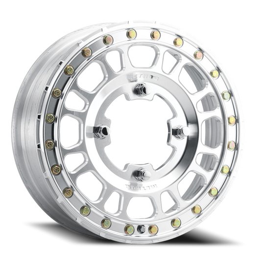 Aluminum Wheels 15x5 MR412 Beadlock UTV Bolt Pattern 5 On 114.3 Offset 43 Lip Size 0 Machined Raw Machined Method