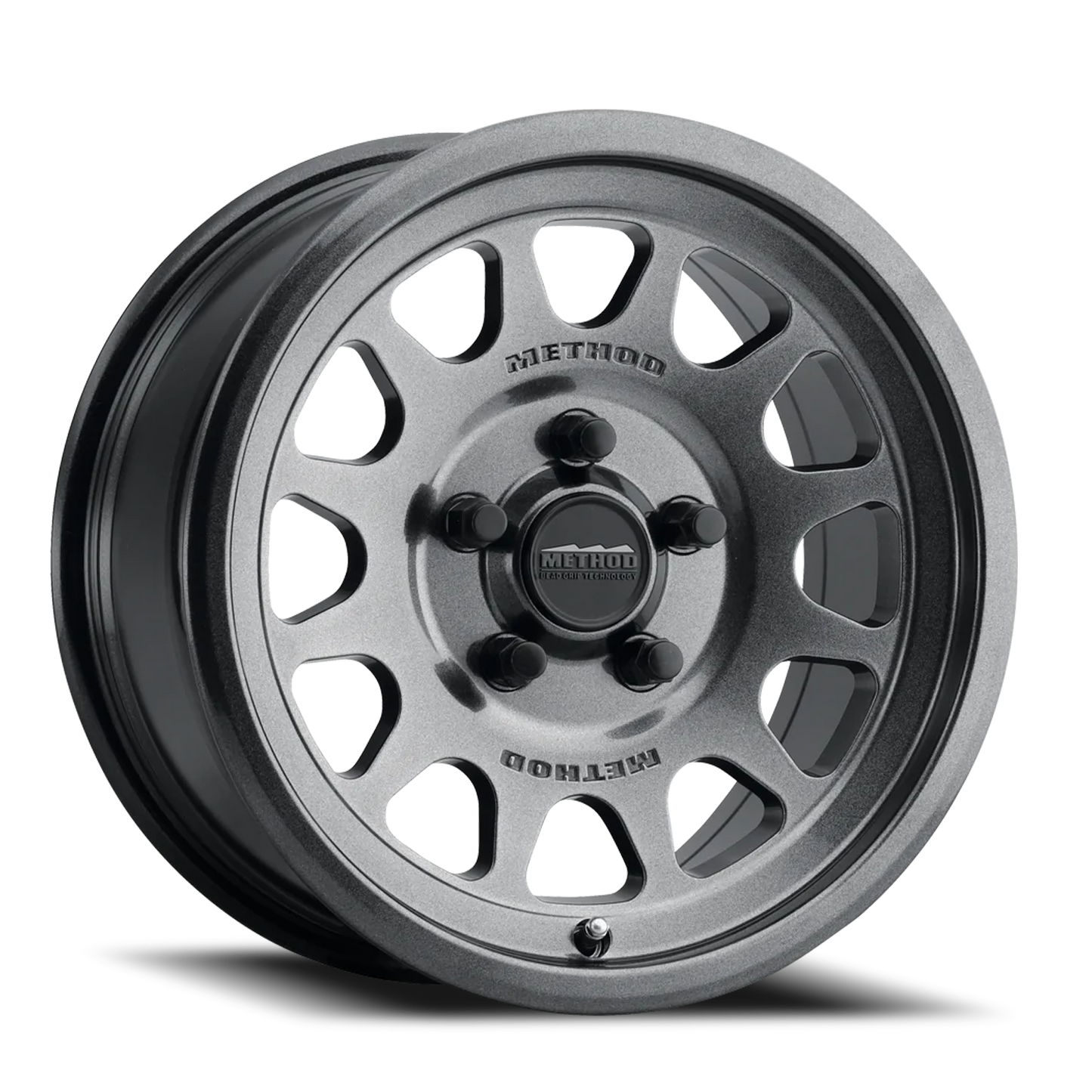Aluminum Wheels 15x7 MR414 Bead Grip UTV Bolt Pattern 5 On 114.3 Offset 38 Lip Size 0.79 Graphite GY Method