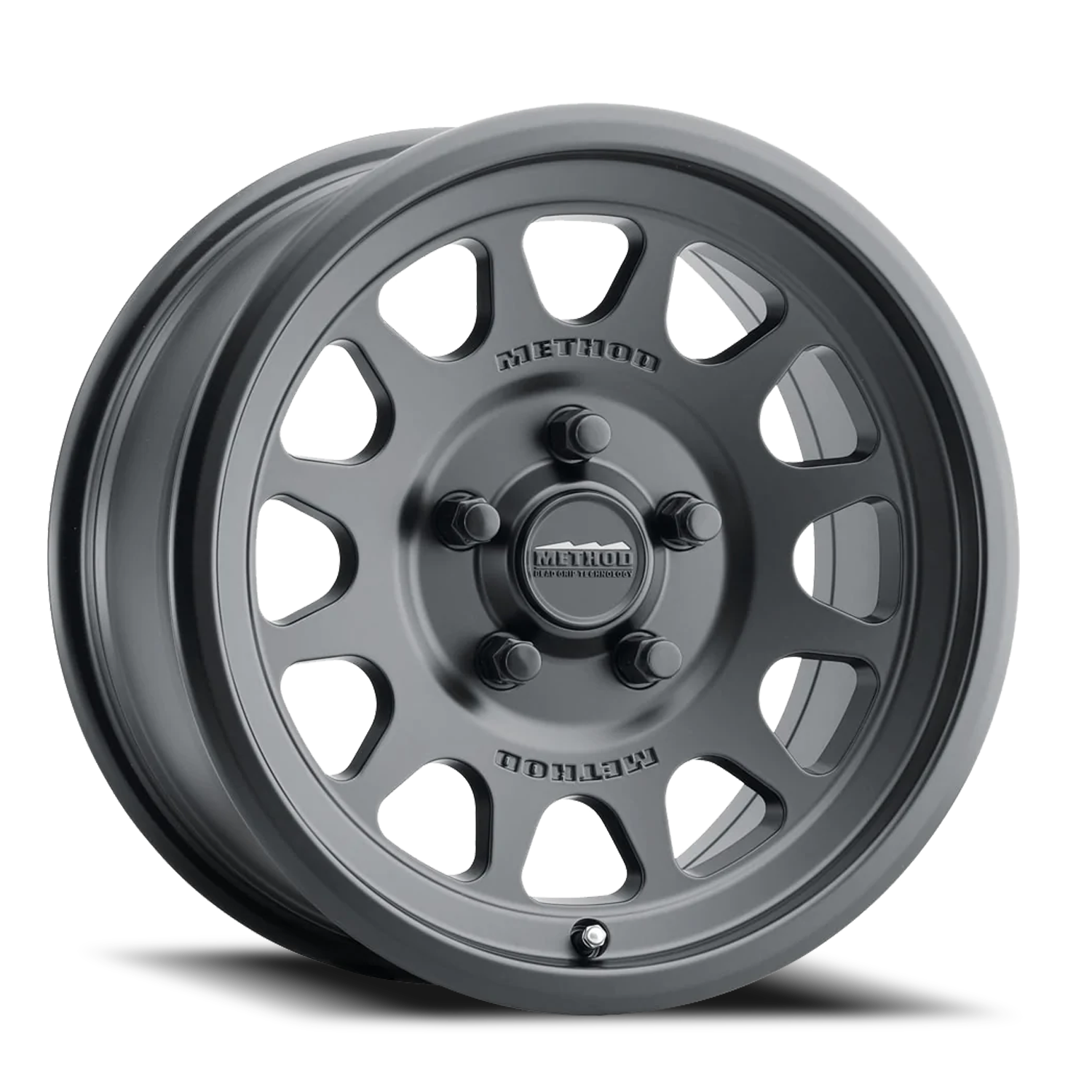 Aluminum Wheels 15x7 MR414 Bead Grip UTV Bolt Pattern 5 On 114.3 Offset 13 Lip Size 1.18 Matte Black MB Method