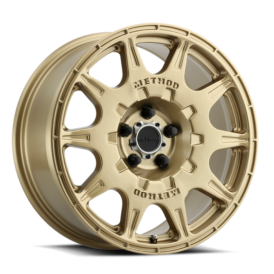 Aluminum Wheels 17x8 Rally MR502 Bolt Pattern 5 On 114.3 Offset 38 Lip Size 0 Gold GD Method