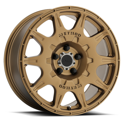 Aluminum Wheels 17x8 Rally MR502 Bolt Pattern 5 On 114.3 Offset 38 Lip Size 0 Method Bronze BRZ Method