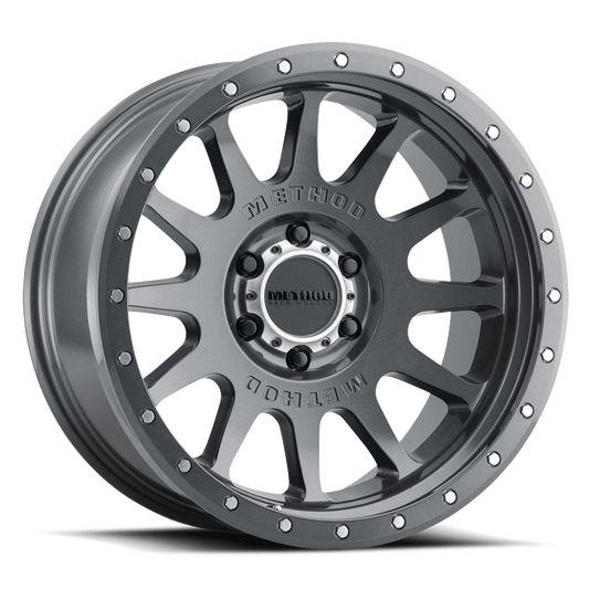 Aluminum Wheels 20x10 NV MR605 Bolt Pattern 6 On 135 Offset -24 Lip Size 2.48 Gloss Titanium GY Method