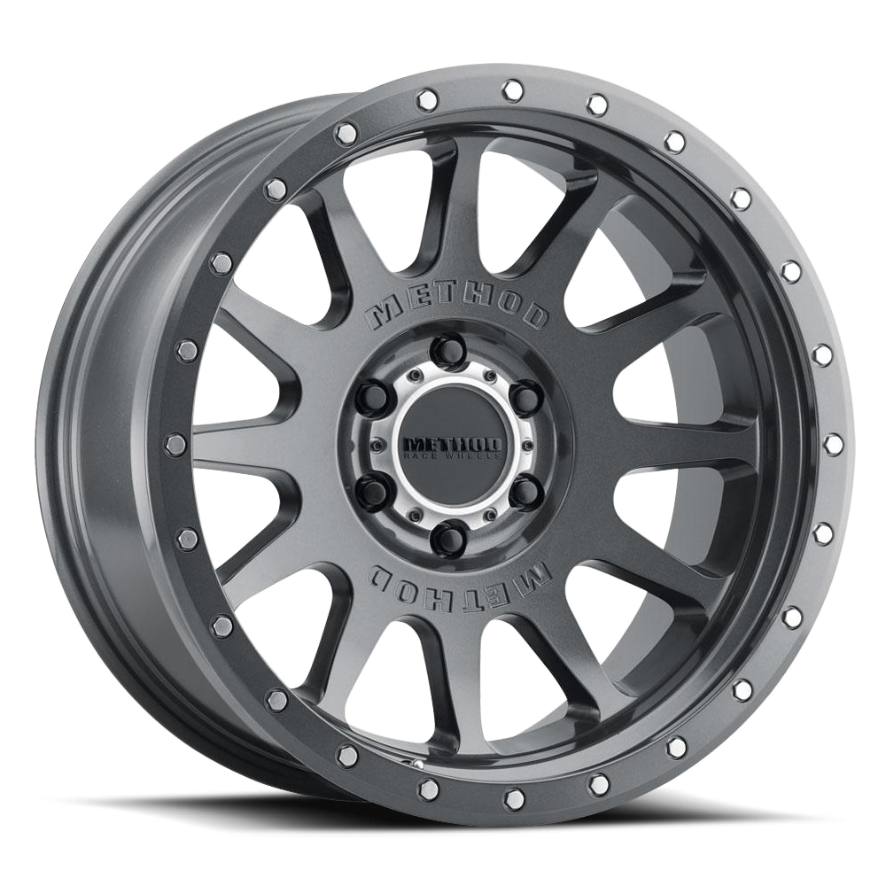 Aluminum Wheels 20x10 NV MR605 Bolt Pattern 8 On 170 Offset -24 Lip Size 2.83 Gloss Titanium GY Method