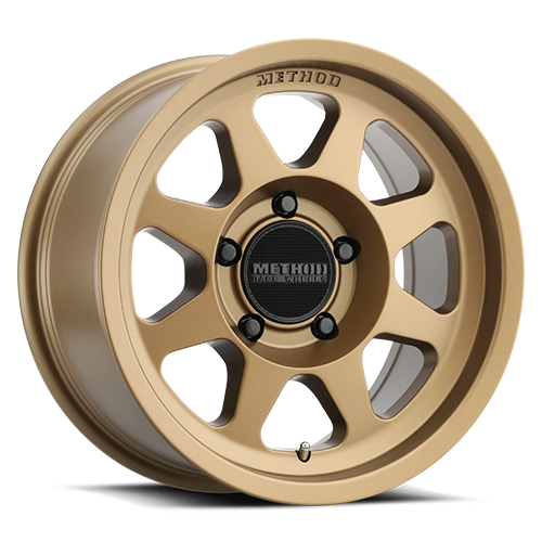 Aluminum Wheels 17x8.5 Bead Grip MR701 Bolt Pattern 5 On 150 Offset 0 Lip Size 1.81 Method Bronze BRZ Method