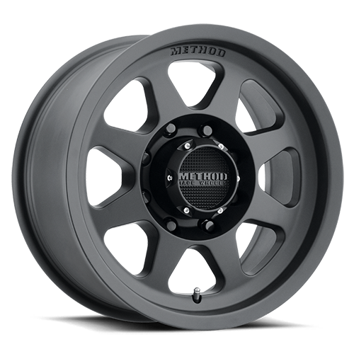Aluminum Wheels 17x8.5 Bead Grip MR701 Bolt Pattern 8 On 165.1 Offset 0 Lip Size 1.81 Matte Black MB Method