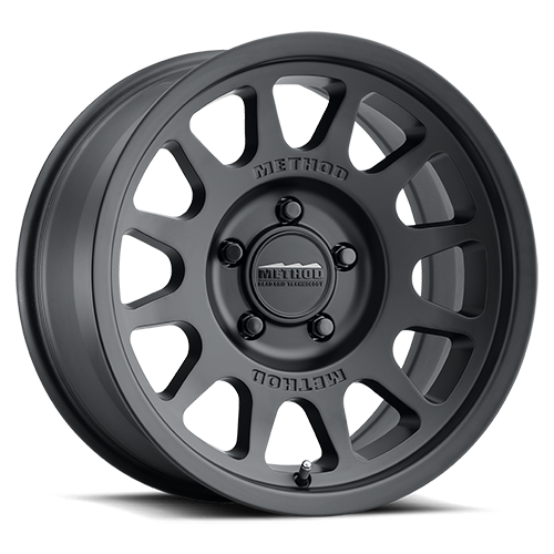 Aluminum Wheels 17x8.5 Bead Grip MR703 Bolt Pattern 5 On 150 Offset 0 Lip Size 1.18 Matte Black MB Method