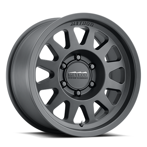 Aluminum Wheels 17x8.5 Bead Grip MR704 Bolt Pattern 6 On 139.7 Offset 0 Lip Size 1.81 Matte Black MB Method
