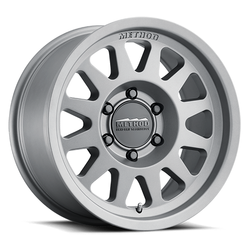 Aluminum Wheels 17x8.5 Bead Grip MR704 Bolt Pattern 6 On 139.7 Offset 0 Lip Size 1.81 Titanium SL Method