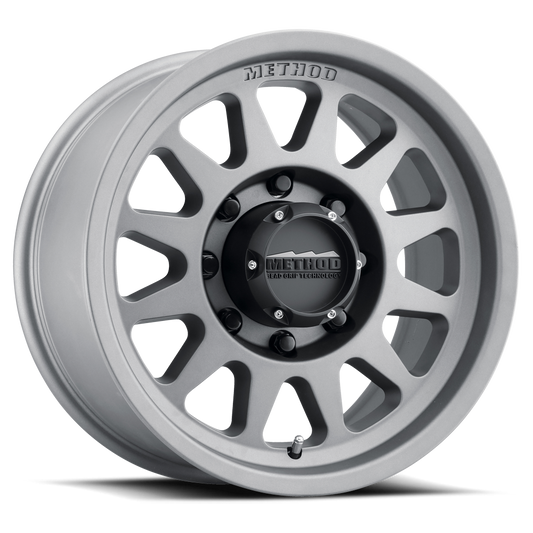 Aluminum Wheels 17x9 Bead Grip MR704 Bolt Pattern 8 On 170 Offset 18 Lip Size 1.77 Titanium SL Method