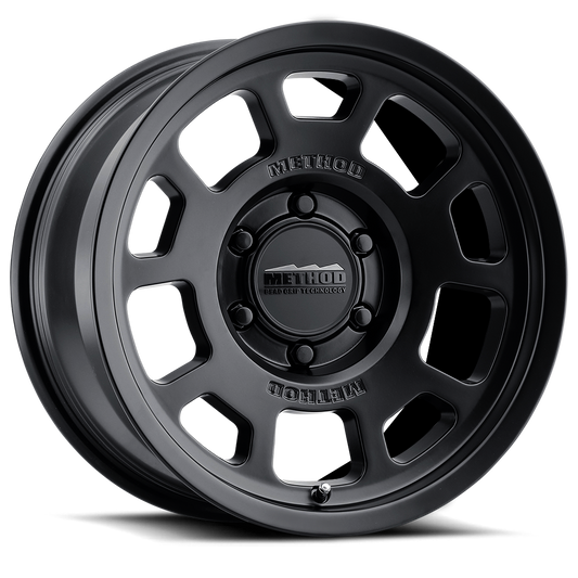 Aluminum Wheels 17x8.5 Bead Grip MR705 Bolt Pattern 5 On 127 Offset 0 Lip Size 1.22 Matte Black MB Method