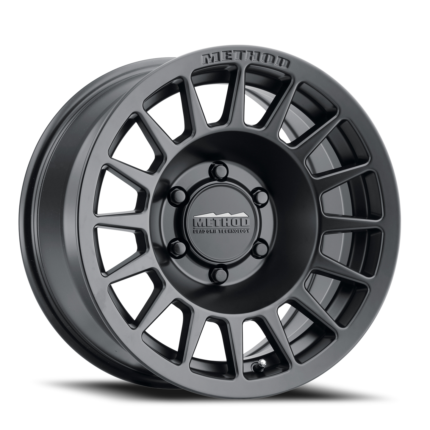 Aluminum Wheels 17x8.5 Bead Grip MR707 Bolt Pattern 6 On 139.7 Offset 0 Lip Size 0 Matte Black MB Method