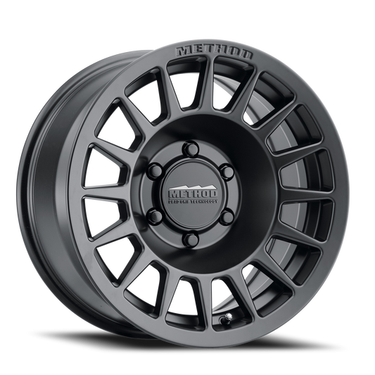 Aluminum Wheels 17x8.5 Bead Grip MR707 Bolt Pattern 6 On 139.7 Offset 0 Lip Size 0 Matte Black MB Method