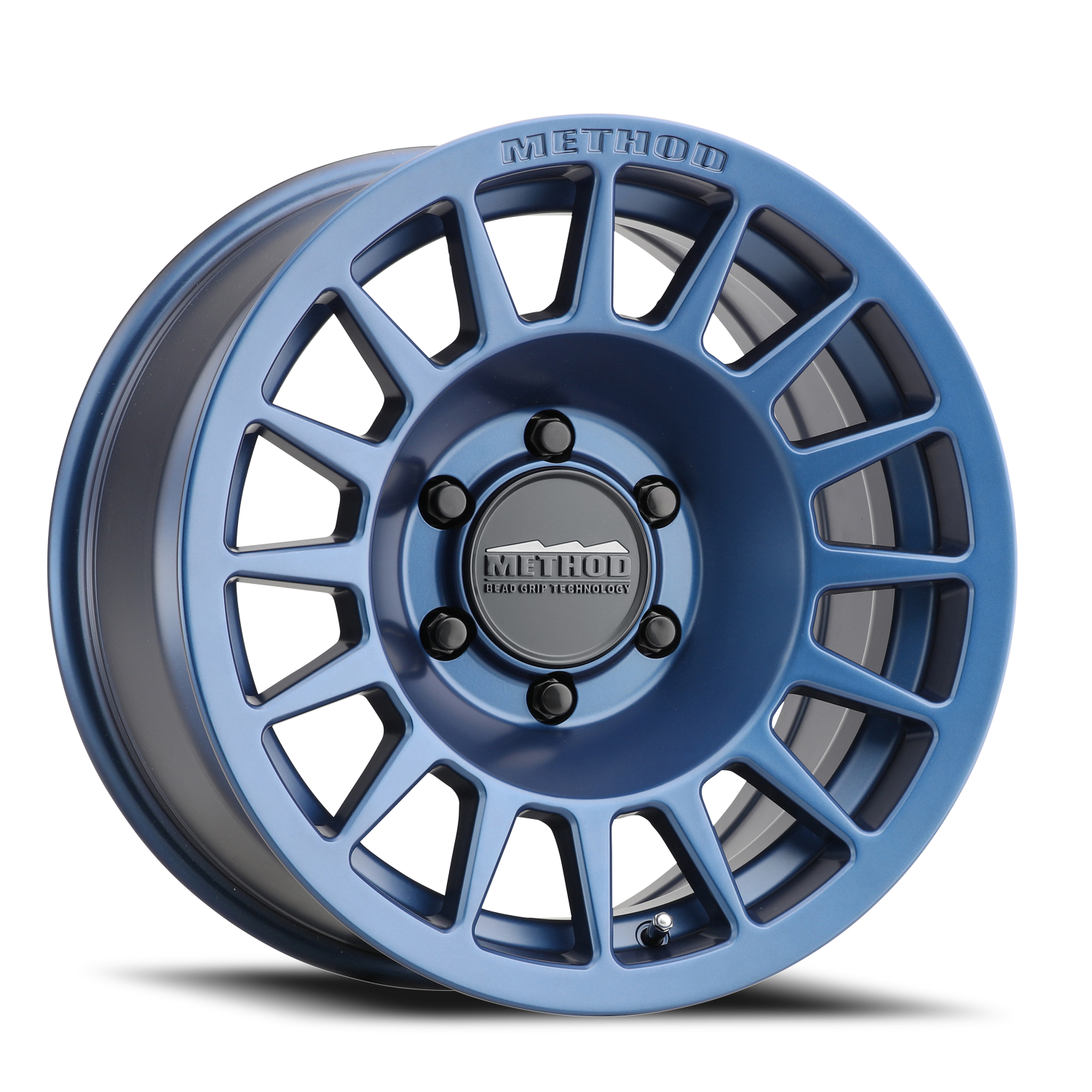 Aluminum Wheels 17x8.5 Bead Grip MR707 Bolt Pattern 6 On 139.7 Offset 0 Lip Size 0 Bahia Blue BL Method