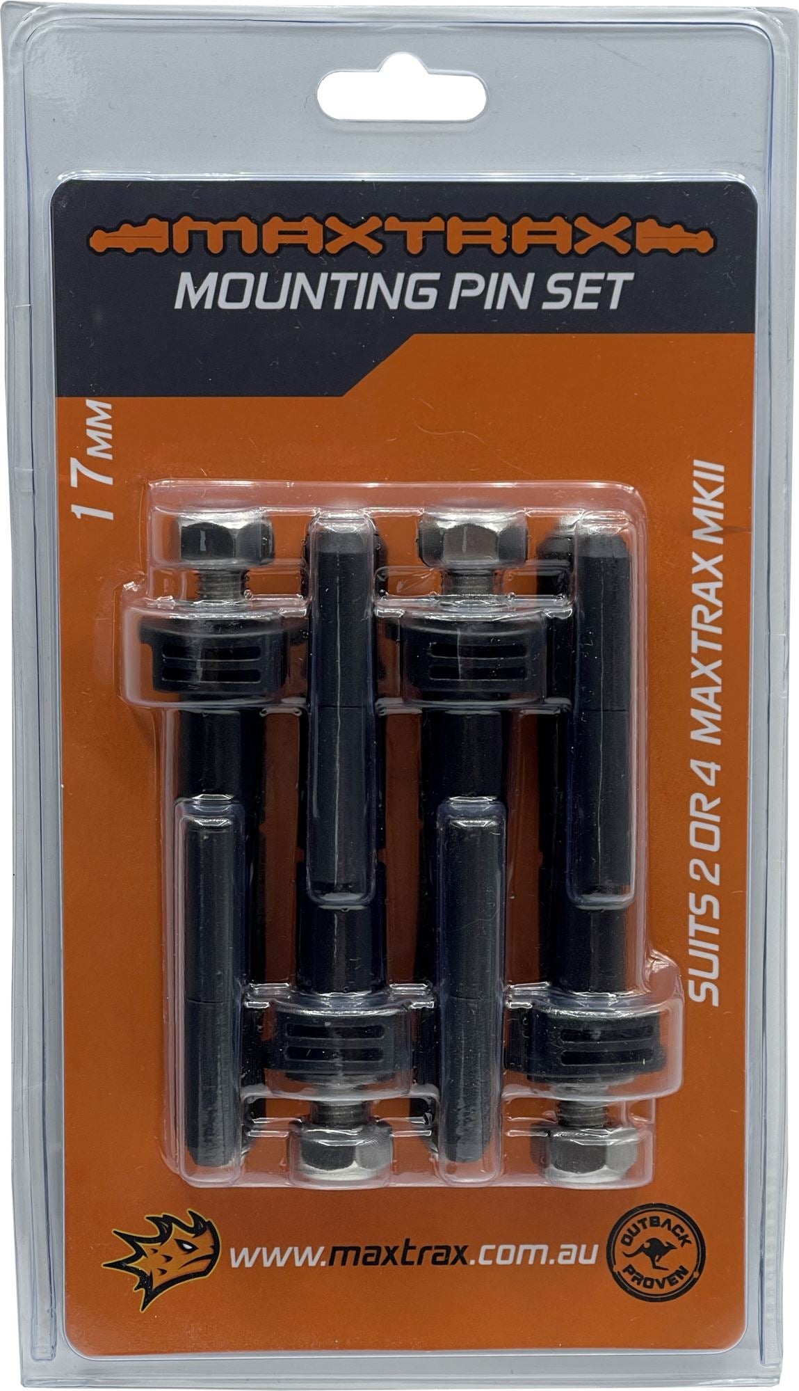 MAXTRAX MKII Mounting Pins (For MKII, LITE, or Mini)