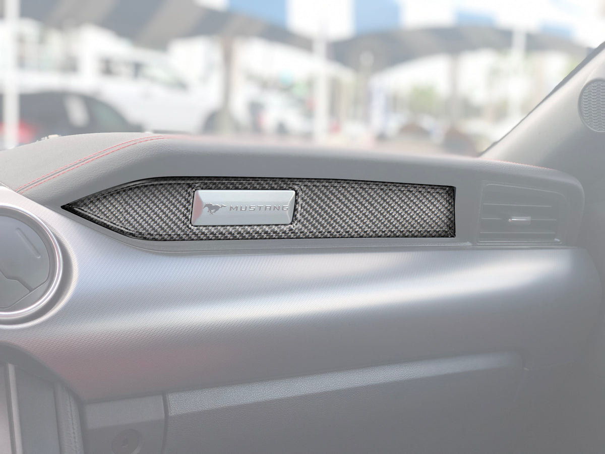 Passenger Side Glove Box Accent Accent Trim Fits 2015-2023 Ford Mustang