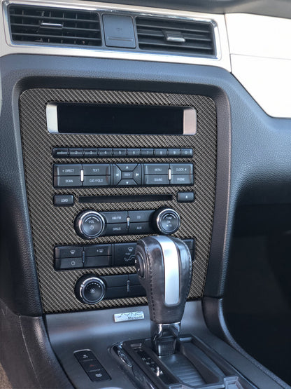 Radio Display Accent Trim Fits 2010-2014 Ford Mustang