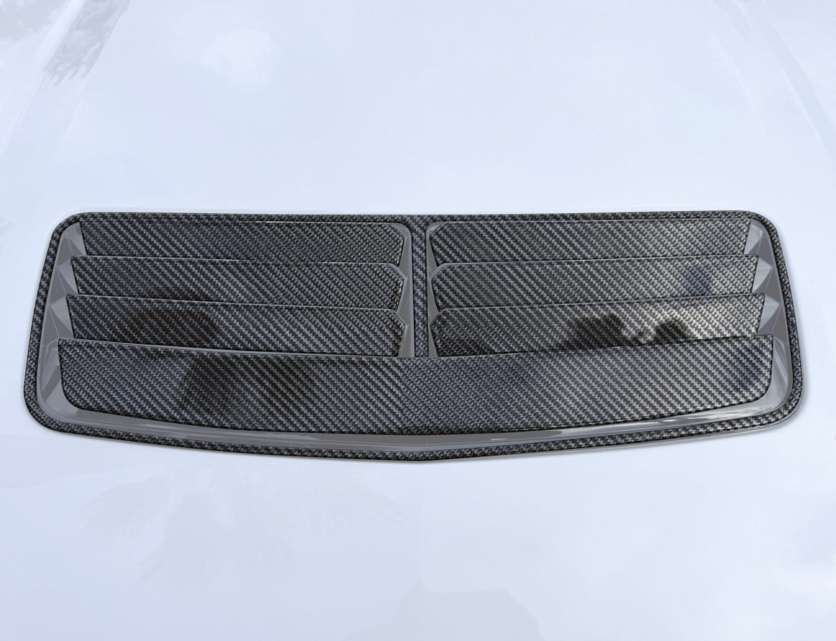 Hood Vent Accent Trim Fits 2024-2027 Ford Mustang