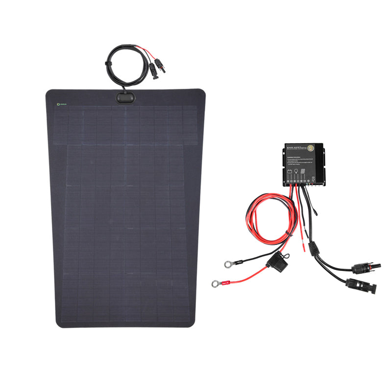 Mercedes-Benz X-Class (2017-2020) Lensun 75W Hood Flexible Solar Panel