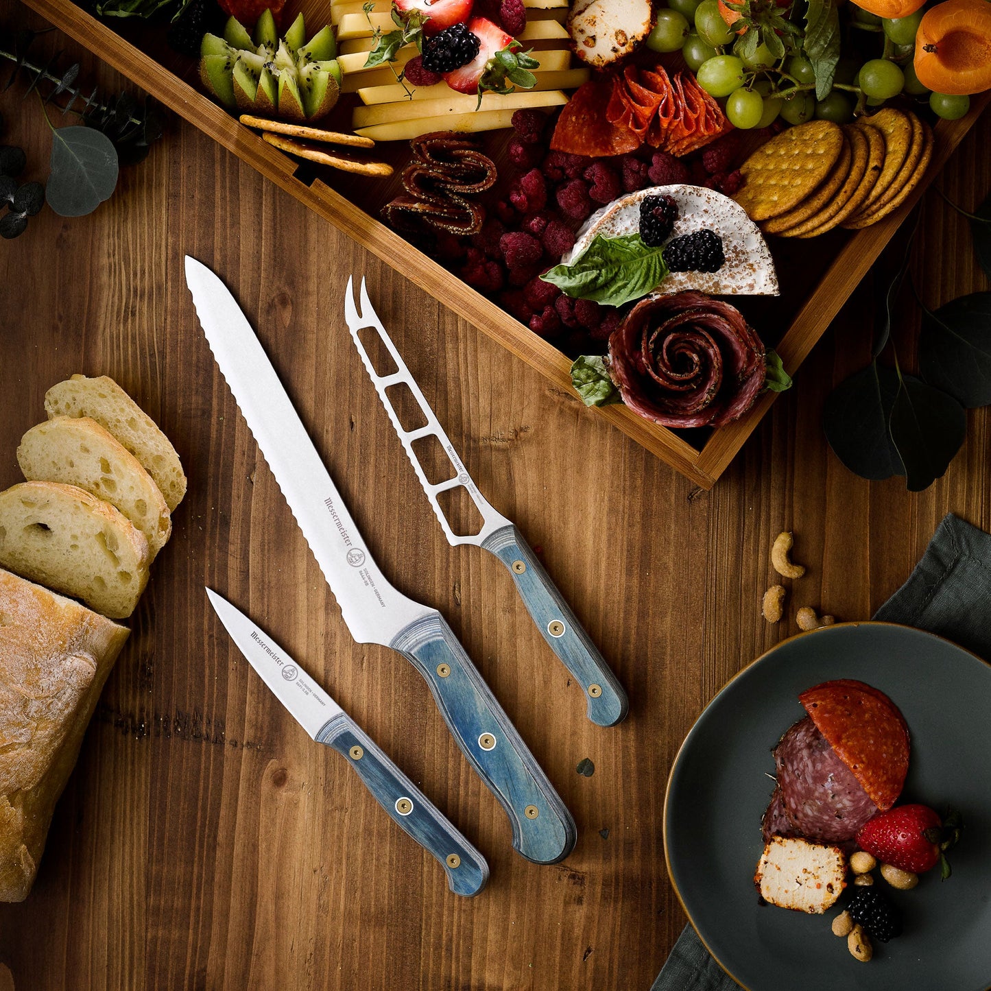 Custom Blue Paring Knife - 3.5"