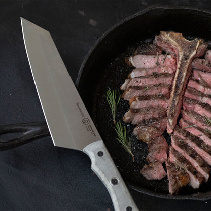 Overland Chef Leather Knife Roll Set - 6 Piece