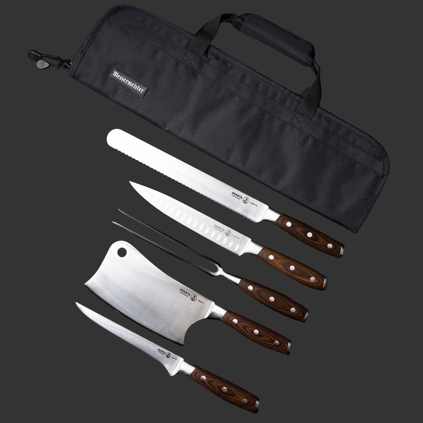 Avanta Forged Pro BBQ Knife Set - 6 Piece