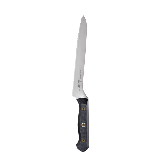 Custom Scalloped Offset Knife - 8"