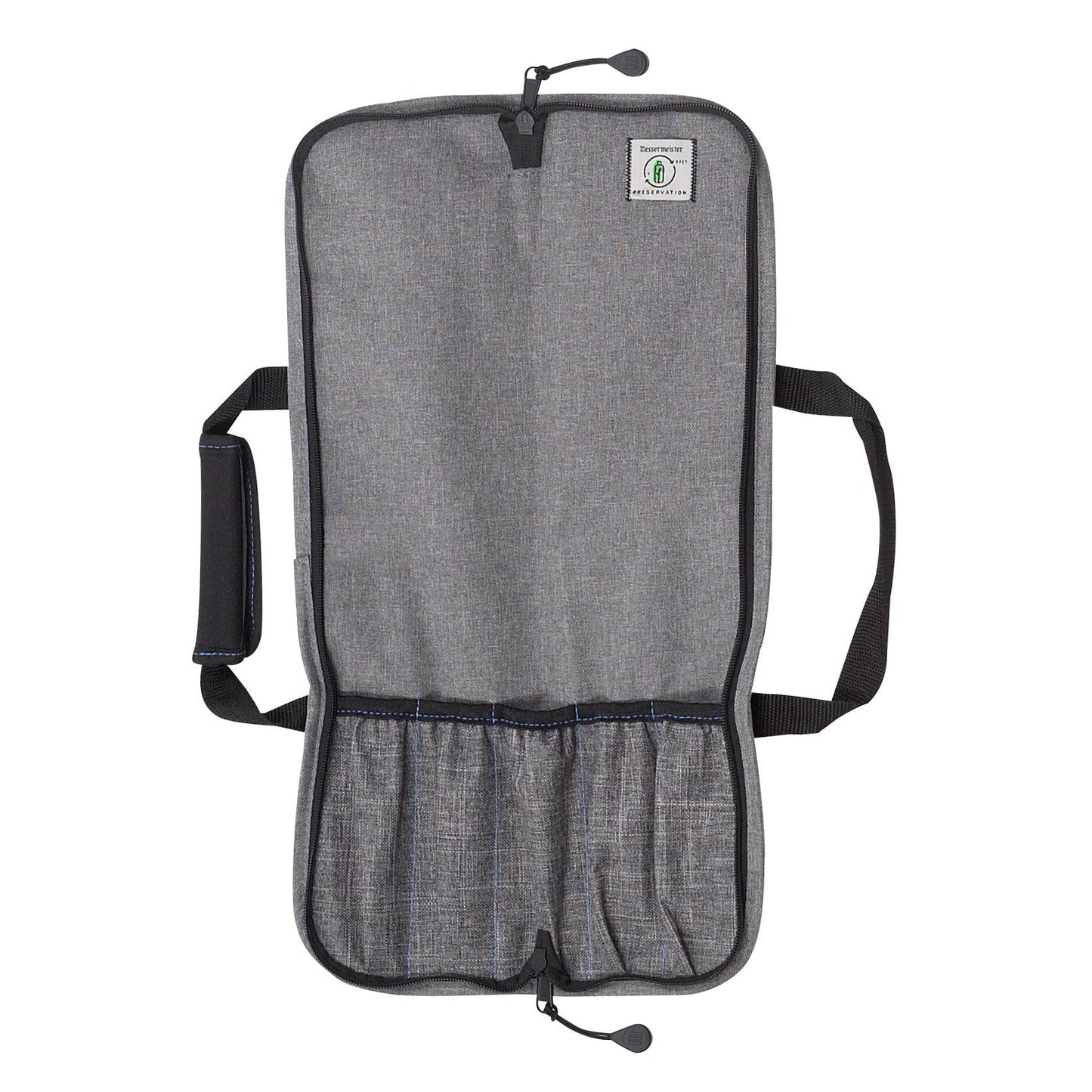 Preservation Heather Gray Knife Roll - 5 Pocket
