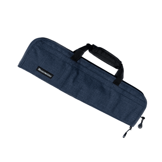 Preservation Heather Navy Knife Roll - 5 Pocket