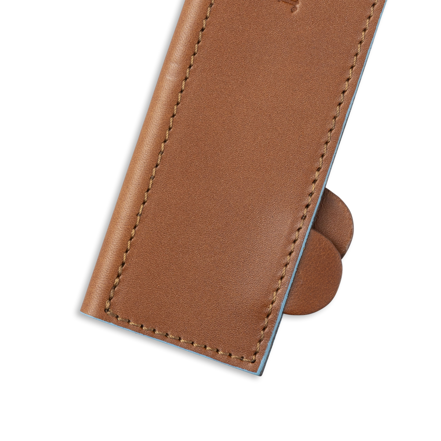 Saddle Brown Leather Magnetic Edge-Guard - 10.5"