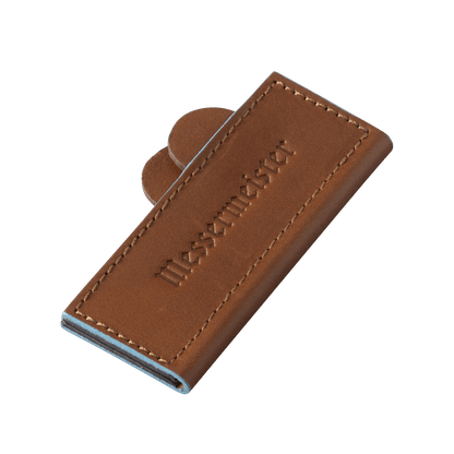 Saddle Brown Leather Magnetic Edge-Guard - 4"