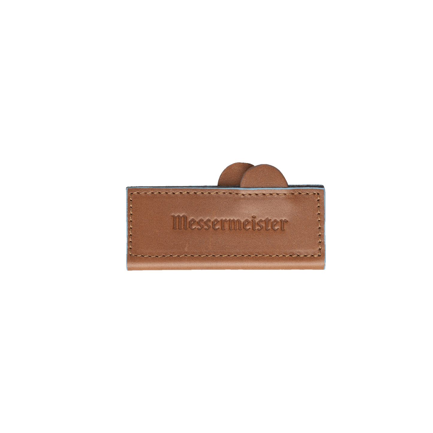 Saddle Brown Leather Magnetic Edge-Guard - 4"
