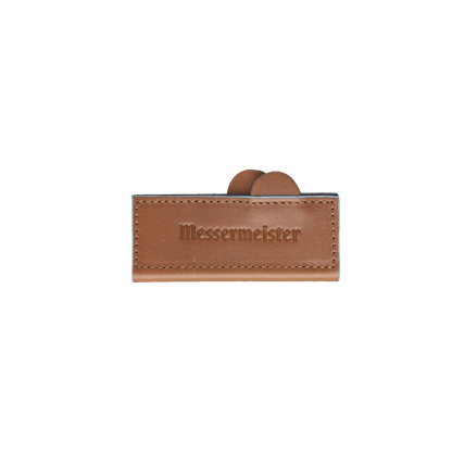 Saddle Brown Leather Magnetic Edge-Guard - 4"