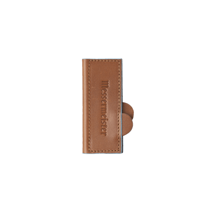 Saddle Brown Leather Magnetic Edge-Guard - 4"