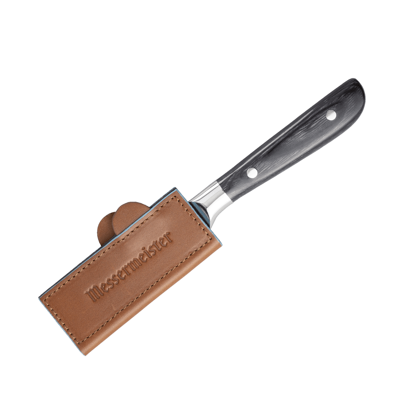 Saddle Brown Leather Magnetic Edge-Guard - 4"