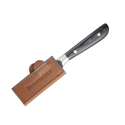 Saddle Brown Leather Magnetic Edge-Guard - 4"