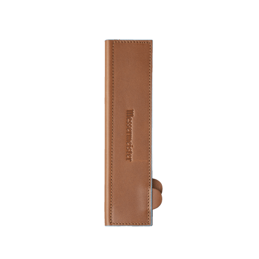 Saddle Brown Leather Magnetic Edge-Guard - 8.5"