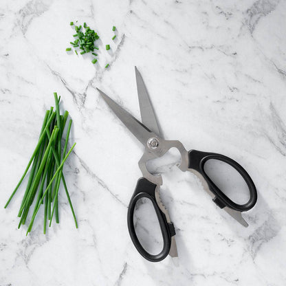 Black Take-Apart Kitchen Scissors - 8"