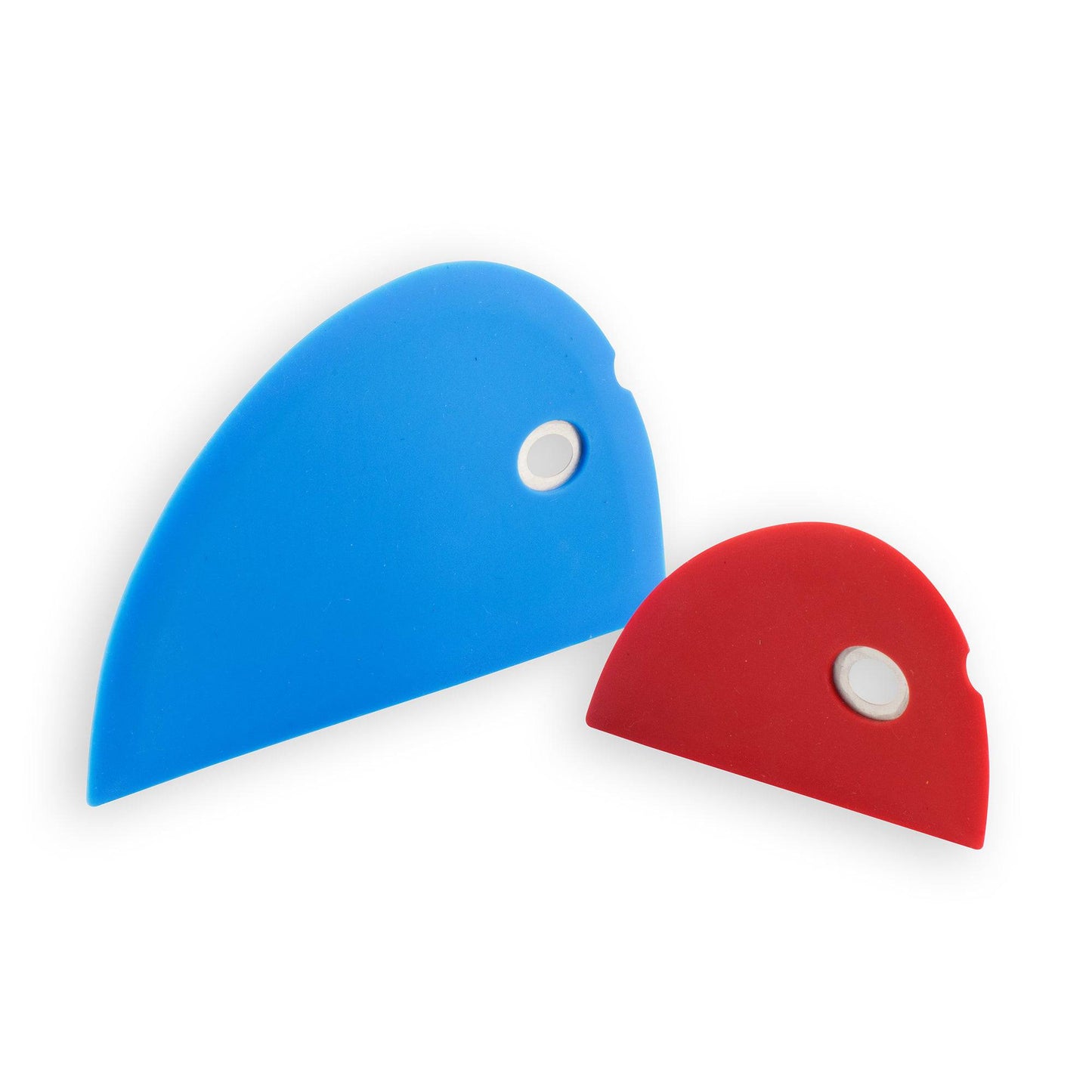 2 Piece Silicone Bowl Scraper Set