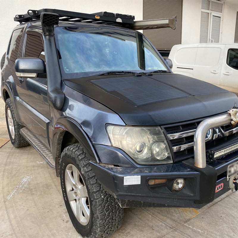 Mitsubishi Pajero(Montero, Shogun) Lensun 140W Hood/Bonnet Flexible Solar Panel