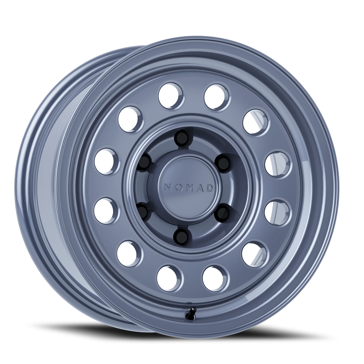 Aluminum Wheels 15x7 501UG Convoy Utility Gray 6 On 139.7 Bolt Pattern 107.95 Bore -10 Offset Nomad Wheels