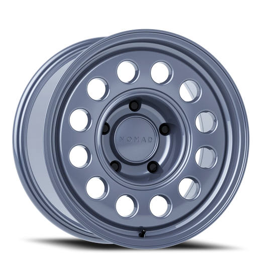 Aluminum Wheels 16x8 501UG Convoy Utility Gray 5 On 139.7 Bolt Pattern 106.5 Bore -10 Offset Nomad Wheels