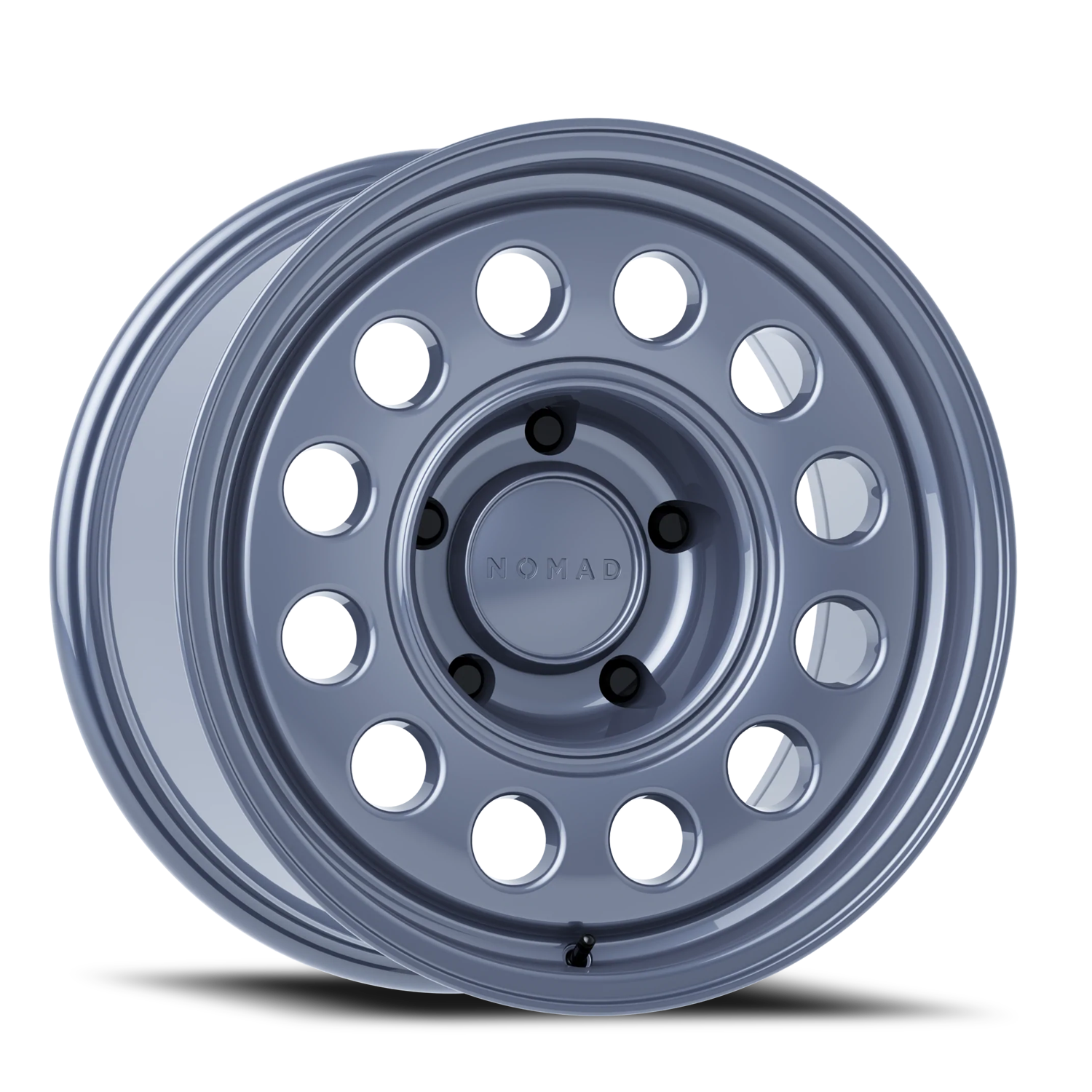 Aluminum Wheels 17x7.5 501UG Convoy Utility Gray 5 On 160 Bolt Pattern 65.1 Bore 50 Offset Nomad Wheels